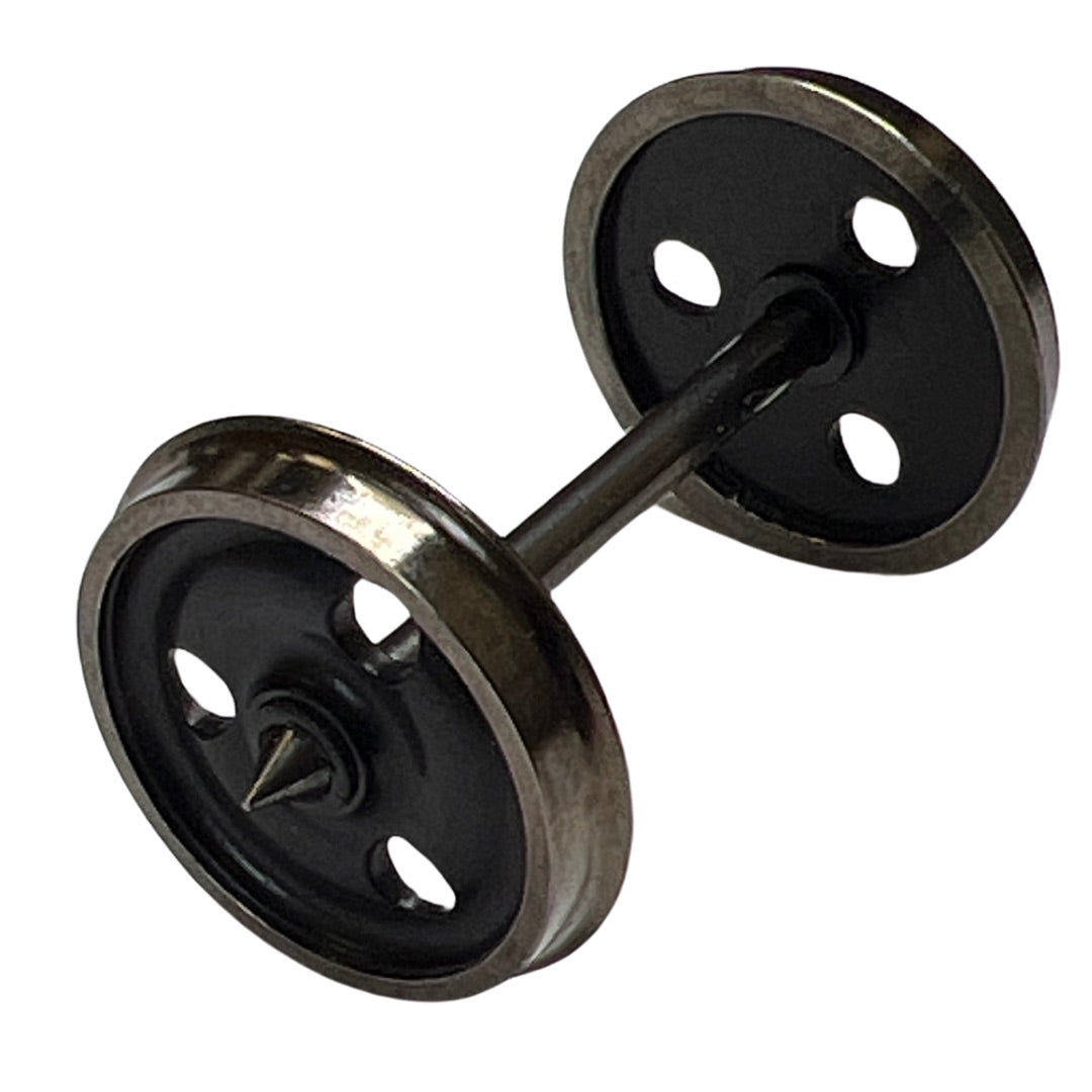 7F-064-WS 0 gauge spares TTA wheelsets - 3hole disc ,1axle/2 wheels- R