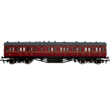 4P-010-102 OO Gauge 57ft Stanier Non-Corr Composite 19175 LMS Lined Maroon