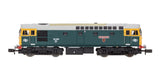 2D-001-011 N Gauge Class 33/0 33056 BR Blue FYE The Burma Star