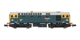 2D-001-011 N Gauge Class 33/0 33056 BR Blue FYE The Burma Star