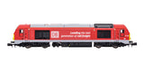 2D-010-014 N Gauge Class 67 DB Schenker Red 67028