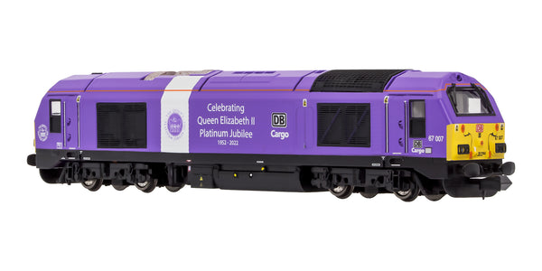 リルコト 2D-010-016 N Gauge Class 67 Platinum Jubilee Purple 67007– Dapol