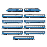2D-019-300 N Gauge Class 43 HST Pullman Blue Full Train Set (11 Car Set)