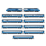2D-019-300 N Gauge Class 43 HST Pullman Blue Full Train Set (11 Car Set)