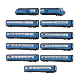 2D-019-300 N Gauge Class 43 HST Pullman Blue Full Train Set (11 Car Set)