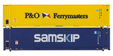 2F-028-019 N Gauge 45 Ft Hi Cube P & O Ferry FMBU 007 3038/Samskip 7988680