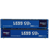 2F-028-023 N Gauge Less CO Curtainsider Twin Pack 450026-0 & 450028-0