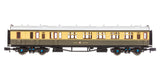 2P-000-284 N Gauge Collett Coach Choc & Crm Brake Composite Great <Crest> West 6355