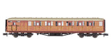 2P-011-210 N Gauge Gresley Coach LNER Teak Brake Composite 5547