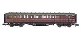 2P-011-274 N Gauge Gresley BR Maroon Brake Composite E10014E