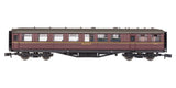 2P-011-373 N Gauge Gresley BR Maroon Buffet E9120E