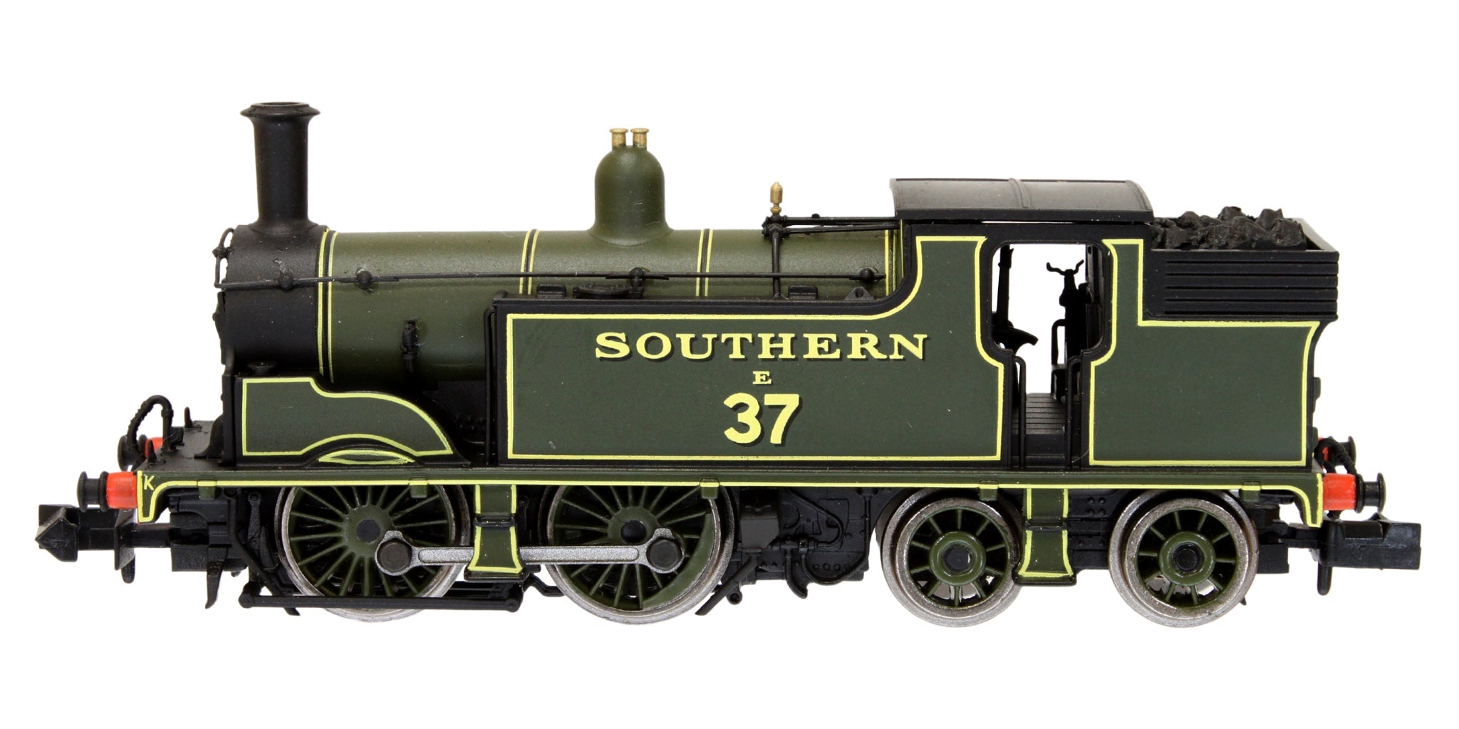 2S-016-005D N Gauge M7 0-4-4 Southern Lined Green 37 DCC Fitted