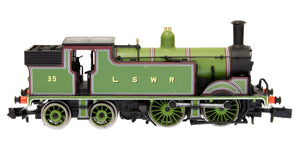 2S-016-012D N Gauge M7 0-4-4 LSWR Lined Green 35 DCC Fitted