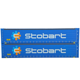 4F-028-217 OO Gauge 45Ft Curtain Side Ctnr Stobart Twin Pack