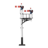 4L-001-005 Junction Signal GWR Right hand with two arms, shorter post to Right