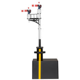 4L-001-006 Junction Signal GWR Left hand with two arms, shorter post to Left