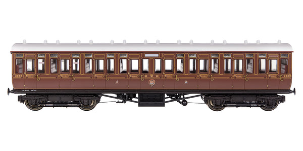 4P-020-121 GWR Toplight Mainline City Lined Chocolate & Cream Composite 7903 Set 2