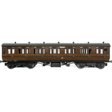 4P-020-422 OO Gauge GWR Toplight M/Line City GWR All Brown Composite 7910 Set 5