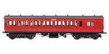 4P-020-502 GWR Toplight M/Line City BR Maroon Second Brake 3758 Set 6