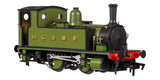 4S-018-013 OO Gauge B4 0-4-0T LSWR Dark Green 82