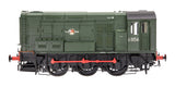 7D-008-018 O Gauge Class 08 D3156 BR Green late crest no wng panels