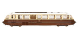 7D-011-002 O Gauge Streamlined Diesel Railcar 10 Lined Choc & Cream GWR