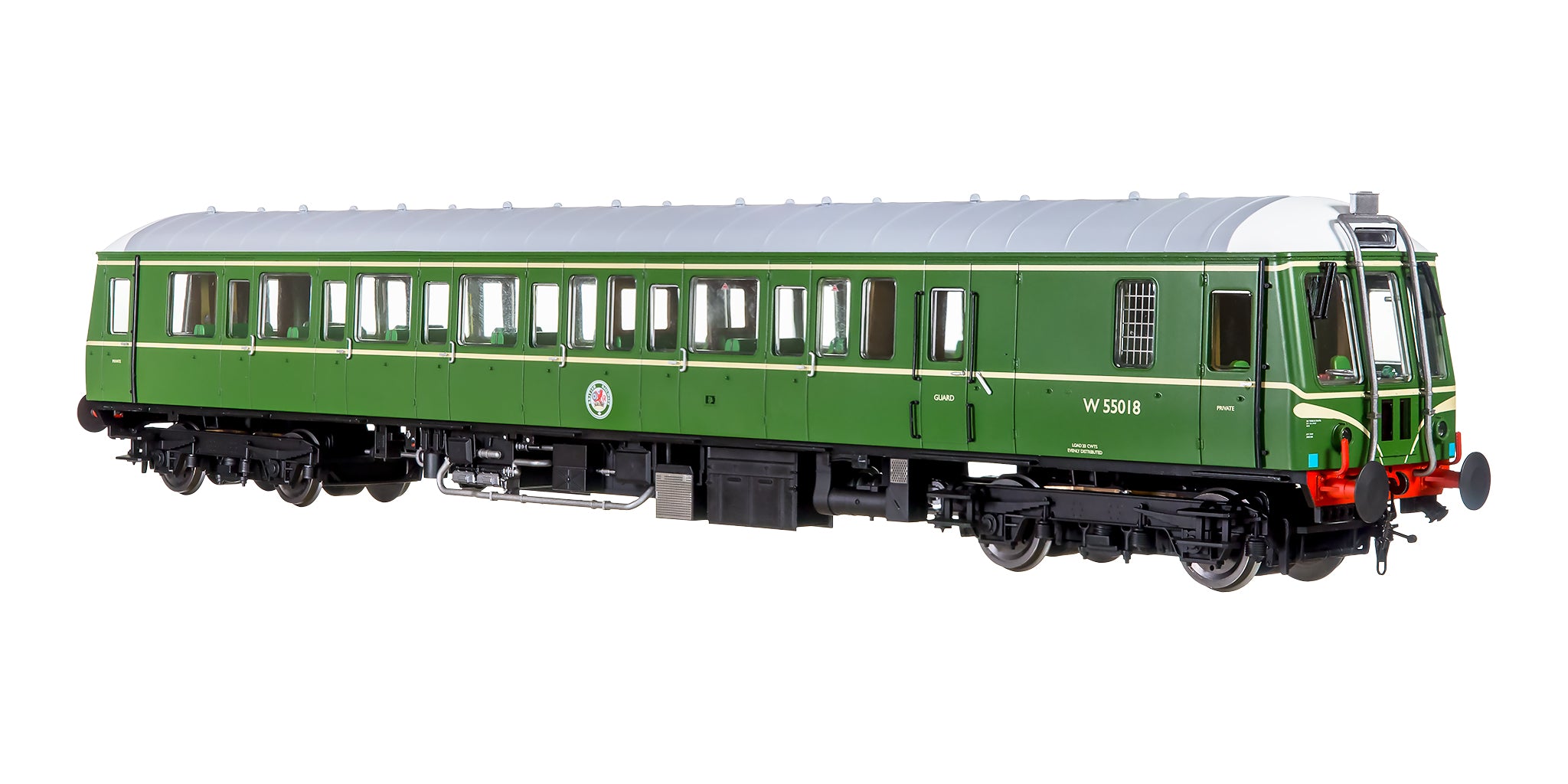 7D-015-006 O Gauge Class 122 55018 BR Green Speed Whiskers