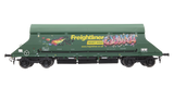 7F-026-001G O Gauge HIA Ftlnr Green Hvy Haul Limestone Hopper 369008 Graffiti