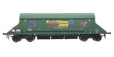 7F-026-005G O Gauge HIA Ftlnr Green Hvy Haul Limestone Hopper 369002 Graffiti