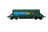 7F-026-006G1 O Gauge HIA Ftlnr Green Hvy Haul Limestone Hopper 369002 Graffiti