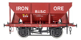 7F-033-006 O Gauge 24T Steel Hopper Red Oxide 279 Iron Ore BISC