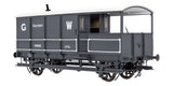 7F-300-005 O Gauge GWR Toad Brake Van GWR Grey 114925 Diagram AA19