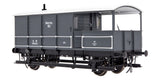 7F-300-007 O Gauge GWR Toad Brake Van GWR Grey 17410 Diagram AA21