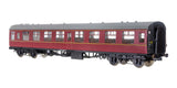 7P-001-606U O Gauge BR Mk1 Maroon SO Unnumbered with Window Beading