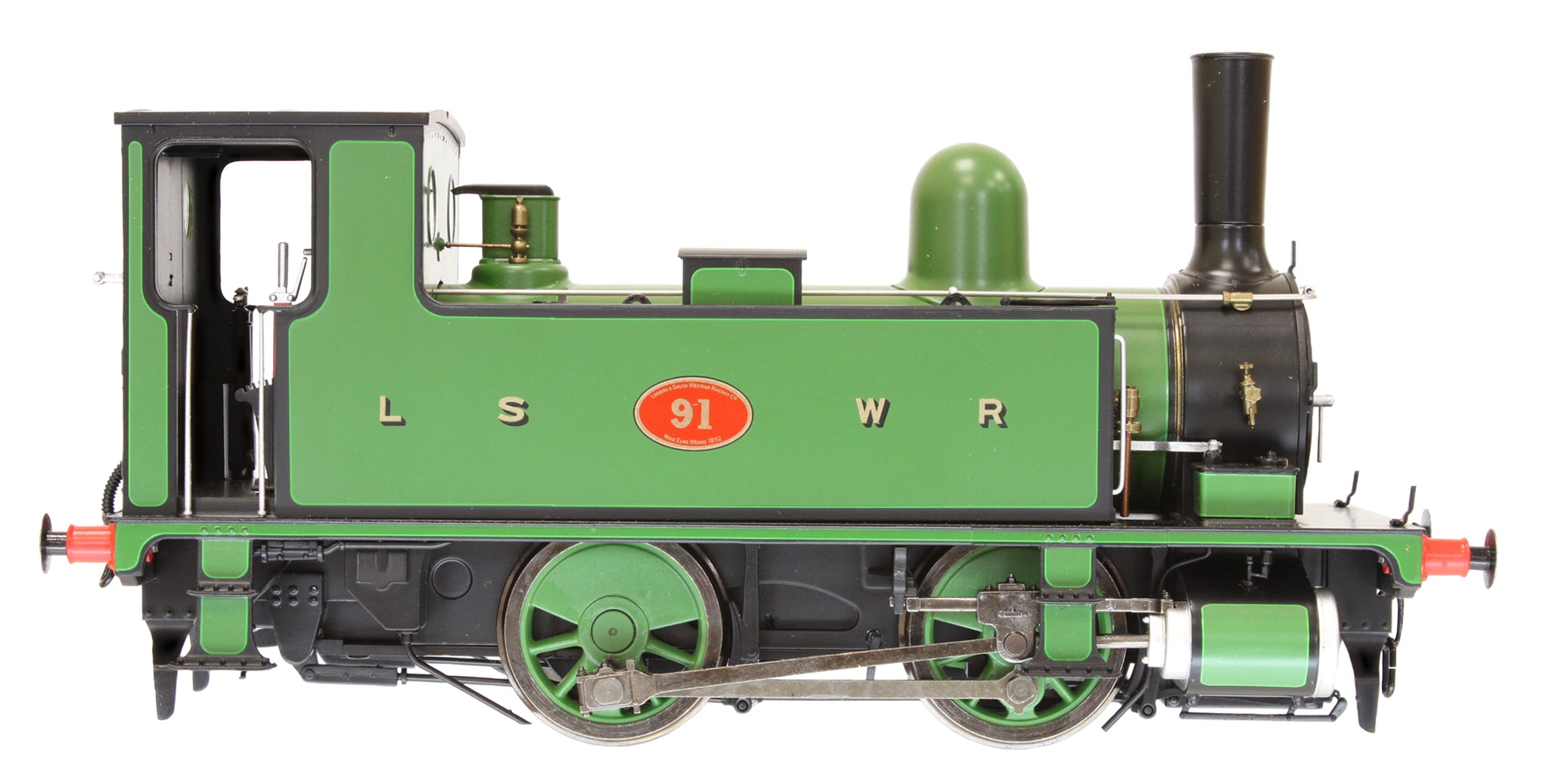 7S-018-006 L & SWR B4 0-4-0T Lined Green 91