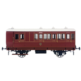 7P-020-580 O Gauge Stroudley 4 Wheel Gas Lit Brake 3rd Lined Brown 891