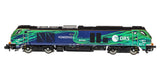 2D-022-016 N Gauge Class 68 Pride of the North 68006 New DRS/NTS Green
