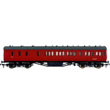 4P-010-201 OO Gauge 57ft Stanier Non-Corr Brake M20547 Unlined Carmine