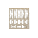 4C-001-001 OO Gauge Rectangular Industrial Windows