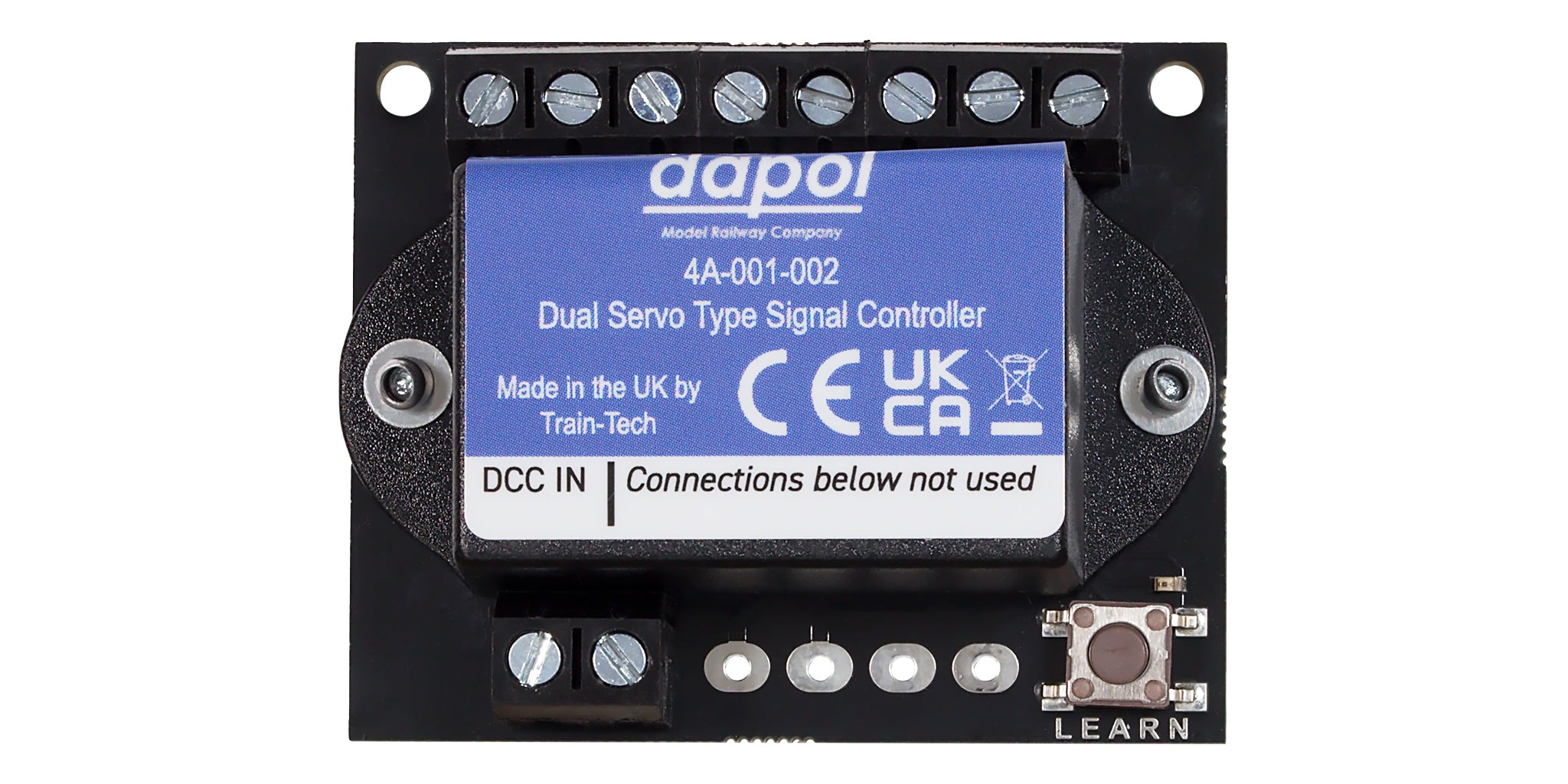 4A-001-002 DCC Servo Signal Controller (Two Servos)