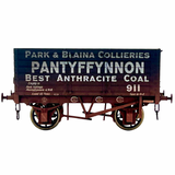 7F-073-016 O Gauge 7 Plank 9' W/B Three Door Pantyffynnon 911 Weathered