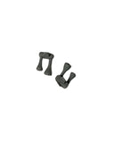 2D-006-HSDG N gauge class 73 spares horns dark grey pair -R