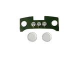 4S-517-CIEG 00 Gauge 517 Spares - Cab Interior Early Green & 2 Glass For Back of Cab