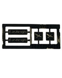 2D-001-NP1 N Gauge Spares Class 33 - Nameplates,crests etch 33021 Eastleigh - R