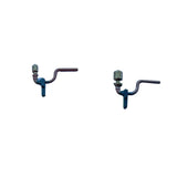 4S-041-WSTLG 00 gauge spares 61xx prairie - Whistle pair green -R