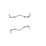 4D-005-CB 00 gauge spares class 59 - Coupling Bar- R