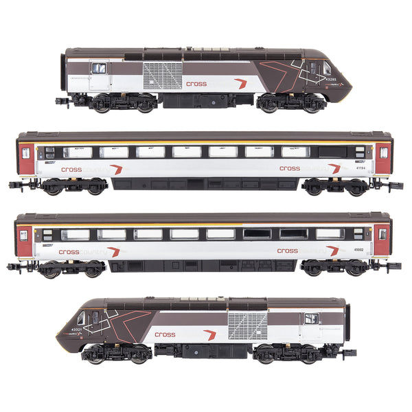 2D-019-016 N Gauge Class 43 HST Cross Country 43285 & 43321– Dapol