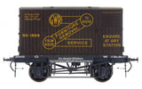 7F-037-007 O Gauge GWR Conflat 39410 BK2 Choc Container B-1869 Furniture Removal