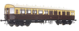 7P-004-011D O Gauge Autocoach GWR Twin Cities Crest 38 Choc & Crm Light Bar & DCC