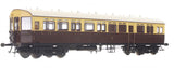 7P-004-012S O Gauge Autocoach GWR 36 Shirtbutton Choc & Cream LBF DCC & Sound Fit